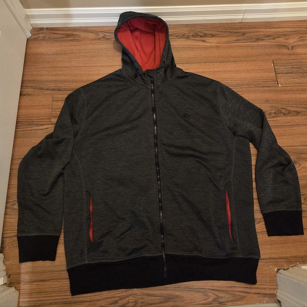 Y2K STARTER Black and Red Men's Hoodie